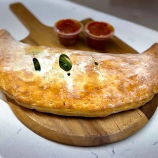 Spinach Calzone Pizza