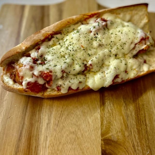 Chicken Parmigiana Sub.