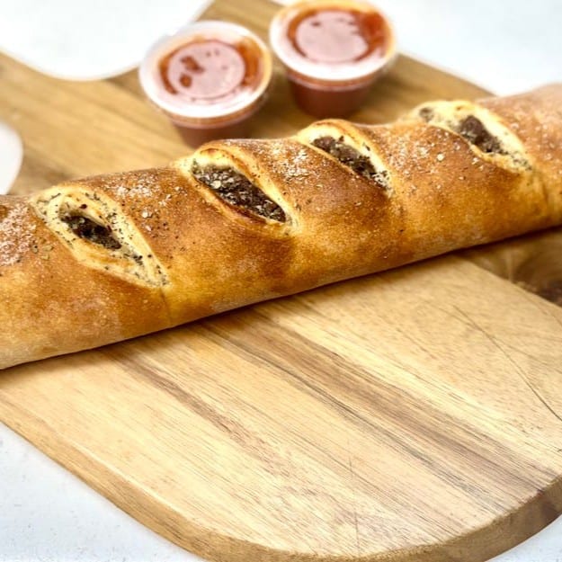 Steak Stromboli Pizza.