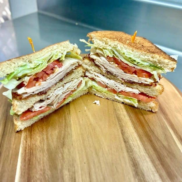 Turkey Club Sandwich.