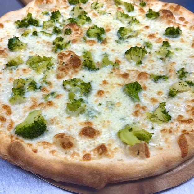 Broccoli Pizza.