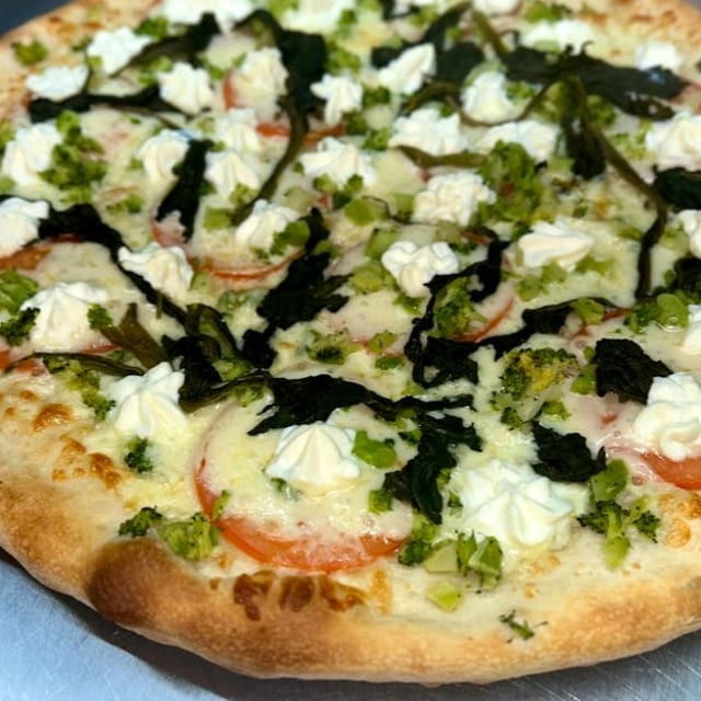 White Combo Pizza.